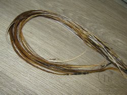 Перо Dry Fly (для сухих мух) 10 шт Speckled Badger крючки № 16