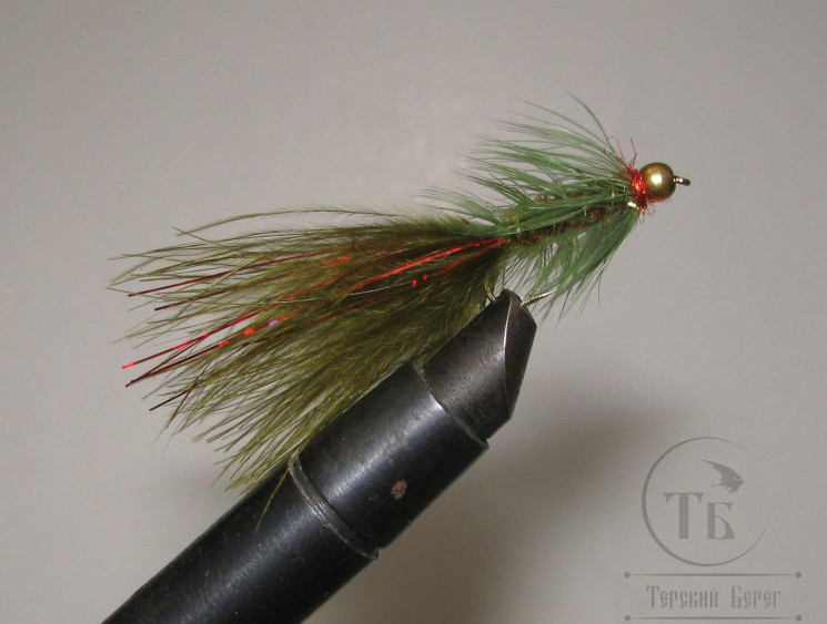 Муха Woolly Bugger Olive № 8