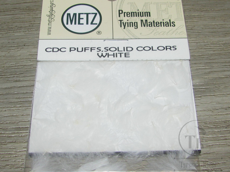 CDC Puff Solid Colors White Metz