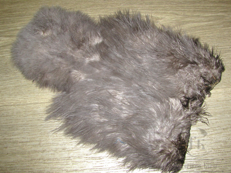 Куриная шкура Spey Soft Hackle Chickabou Heron Gray dyed Dk. Dun Whiting