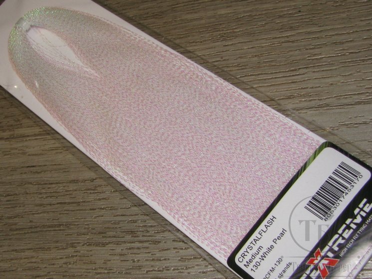 Крученый люрекс Crystal Flash Medium White Pearl Textreme