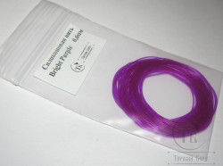 Silicone Thread Bright Purple D 0,6 mm