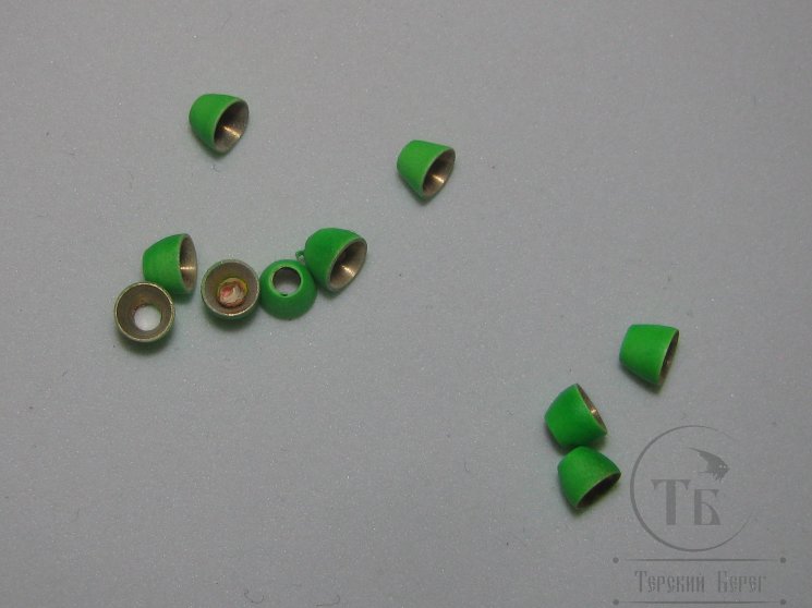 Конусная головка латунная Md. Fl Green The Fly Co ( 10 шт )