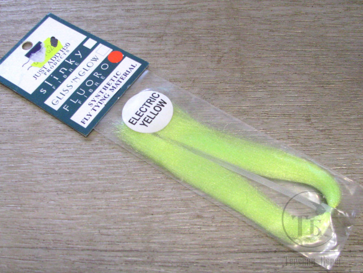 Тонкое синтетическое волокно Fluro Fibre Electric Yellow H2O