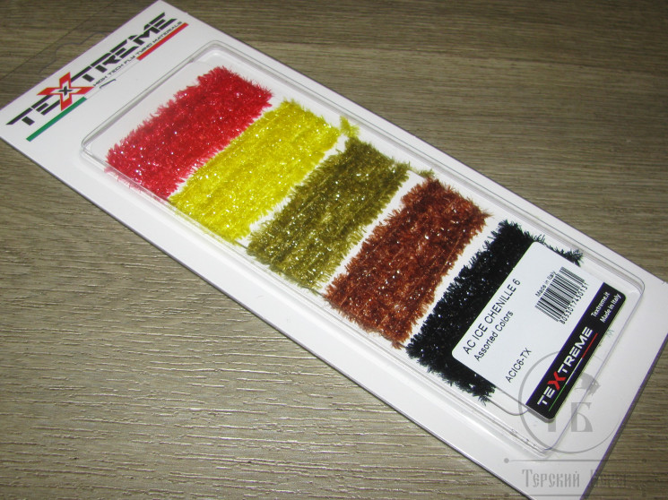 Микс синелей AC Ice Chenille 6 mm Assorted Colours TXT ACIC6-TX Textreme
