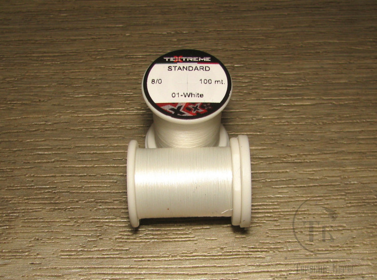 Монтажная нить Standard 8/0 100 m White Textreme