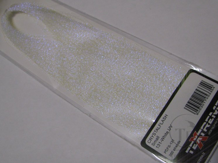 Крученый люрекс Crystal Flash Small White UV Textreme