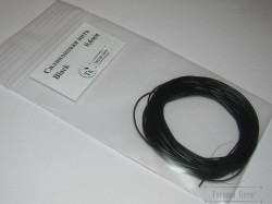 Silicone Thread Black D 0,6 mm