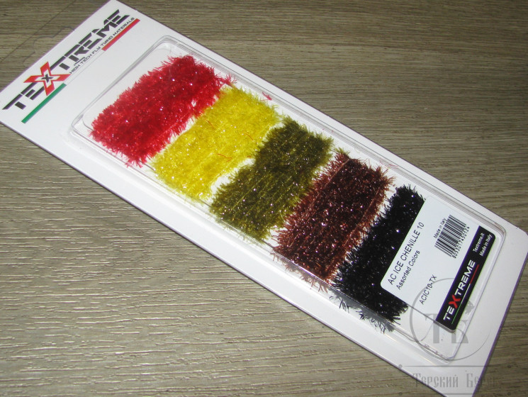Микс синелей AC Ice Chenille 10 mm Assorted Colours TXT ACIC10-TX Textreme