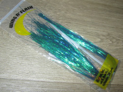 Волокна синтетические Wing n ' Flash Blue / Green Hedron / Wapsi 