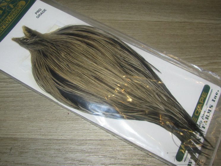 Скальп петуха Whiting Hebert Pro-Grade Cape Speckled Badger