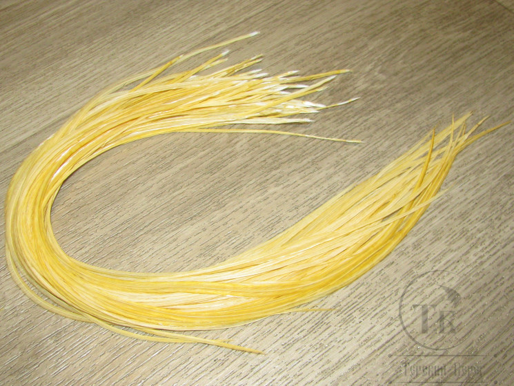 Перо из седла петуха отборное ( 1 шт ) Golden Straw XL