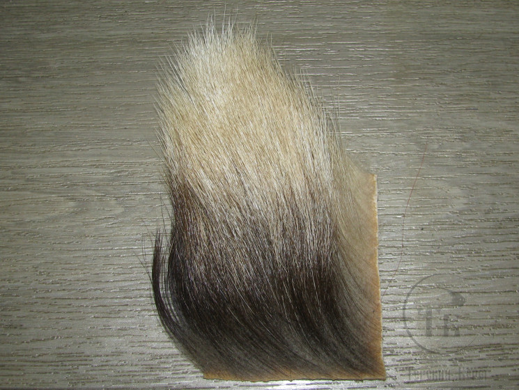 Goatling  козленок шкура ( кремовый натурал /  natural cream ) для летних лососёвых мух
