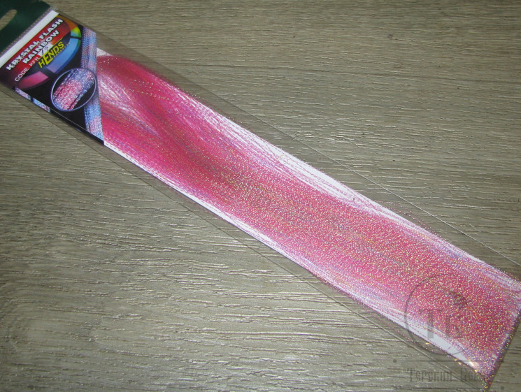 Крученый люрекс микс Krystal Flash Rainbow Pink KFR-19 Hends 