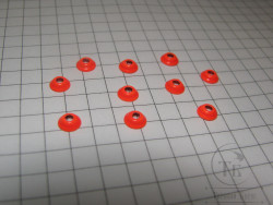 Турбо диск 5,0 х 2,0 мм 10 шт Brass Fl. Orange Терский Берег