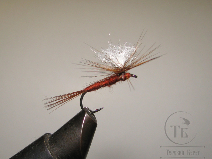 Муха Парашют / Parashute ( 17 ) Rusty Brown № 12