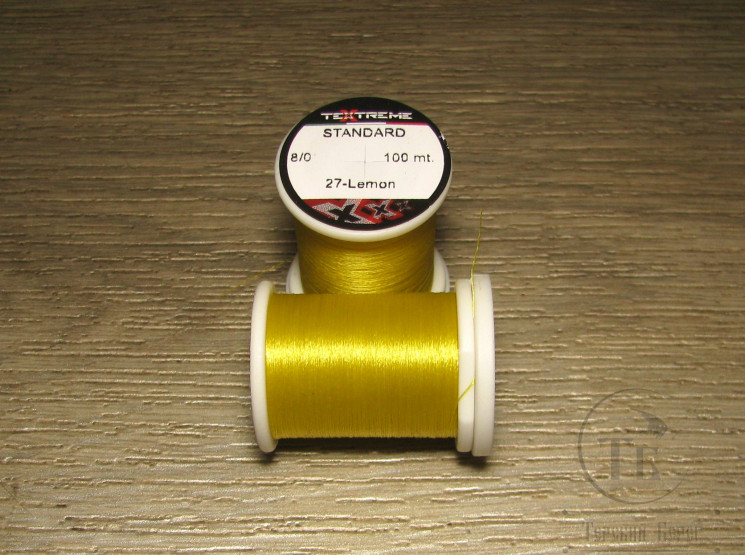 Монтажная нить Standard 8/0 100 m Lemon Textreme