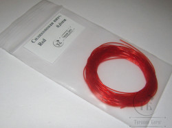 Silicone Thread Red D 0,6 mm