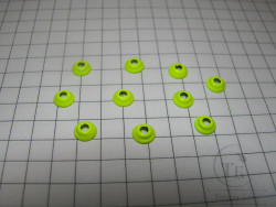 Турбо диск 5,0 х 2,0 мм 10 шт Brass Fl. Chartreuse Терский Берег