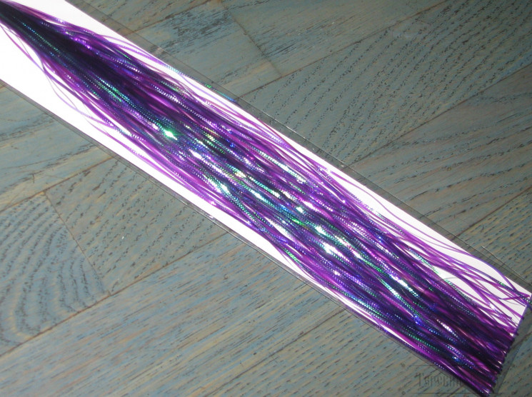 Плоский тисненый люрекс Purple ( Китай )