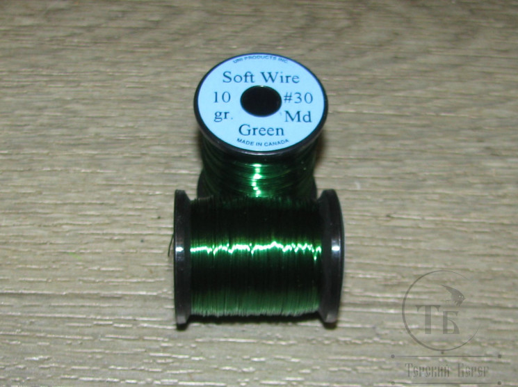 Проволока мягкая Soft Wire 7/10 gr # 30 Md Green UNI