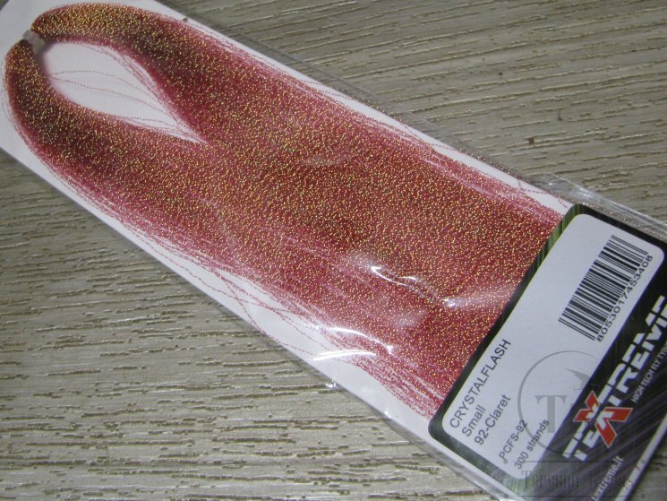 Крученый люрекс Crystal Flash Medium Claret Textreme