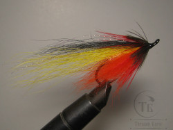 Муха лососевая на одинарном крючке ( 46 ) "Atlantic Salmon" Kumho Salmon Black № 4