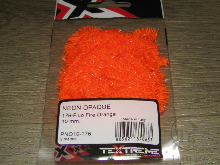 Синель Neon Opaque 10 mm Fl. Fire Orange Textreme