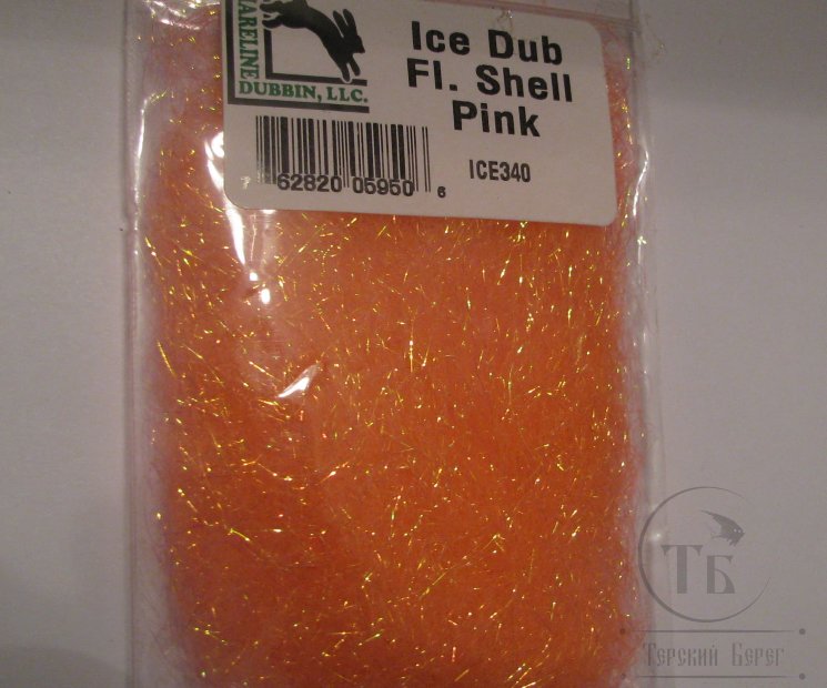 Ice dub Hareline  Fl Shell Pink