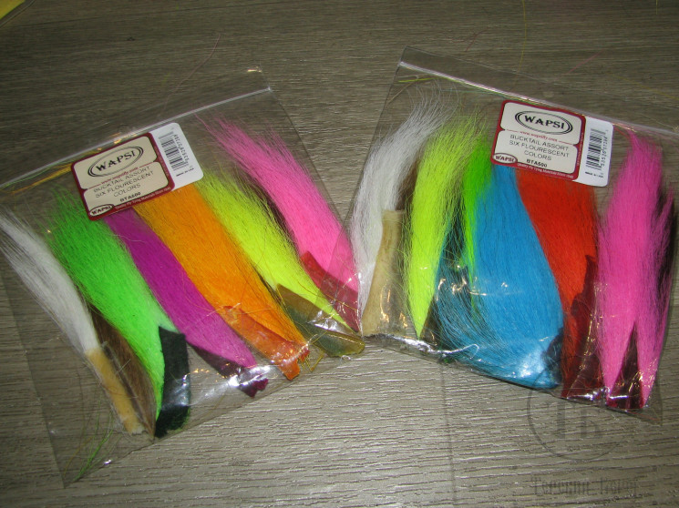 Набор Bucktail Assort 6 Flour Colors Wapsi