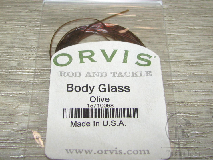 Силиконовая нить Body Glass Olive Orvis