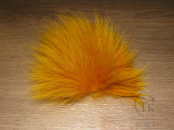 Мех арктического песца желто банановый / Arctic Fox Fur Banana