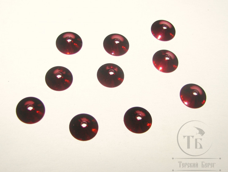 Конус ( турбо диск ) 10 мм 10 шт Metallic Red