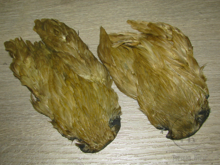 Скальп курицы Indian Hen Cape Olive / Оливковый