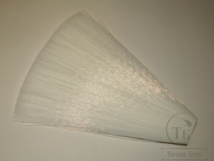 Cинтетическое конусное волокно Faux Bucktail ( хвост оленя ) White