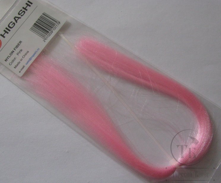 Тонкое синтетическое волокно Nylon Fiber Higashi Fl. Pink