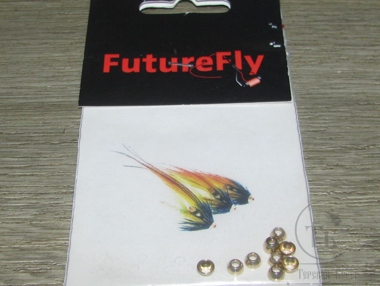 Конус латунный ( полусфера ) Hybrid Cone Gold 4 mm. Future Fly