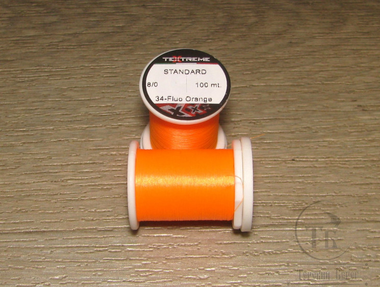Монтажная нить Standard 8/0 100 m Fl. Orange Textreme