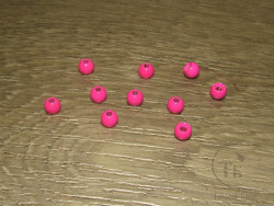 Шарик (головка) диам. 3,8 мм латунь Fl. Pink (10шт)