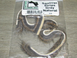 Зонкер белки Squirrel Strip Gray Natural Hareline