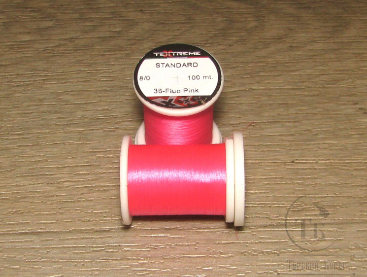 Монтажная нить Standard 8/0 100 m Fl. Pink Textreme