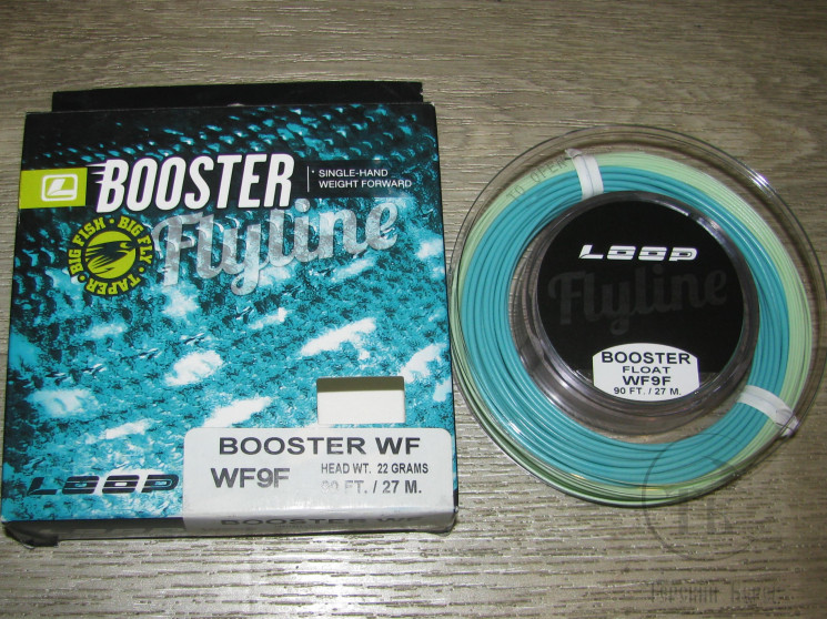 Шнур одноручный для крупных приманок Booster WF9F 22 gr 90 Ft / 27 m LOOP 