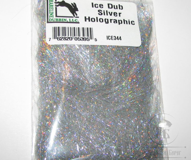 Ice dub Hareline Silver Holographic