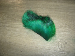 Мех Temple Dog Green короткий для летних лососевых мух ( распродажа М - 53 )