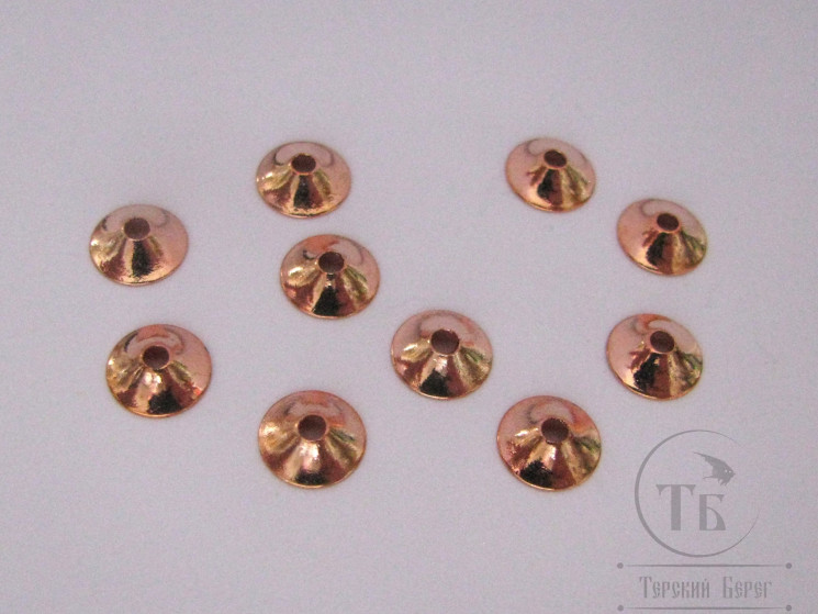 Конус ( турбо диск ) 8 мм 10 шт Copper
