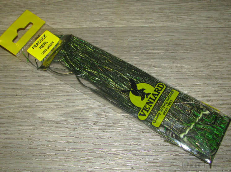 Peacock Herl Dyed Green Veniard