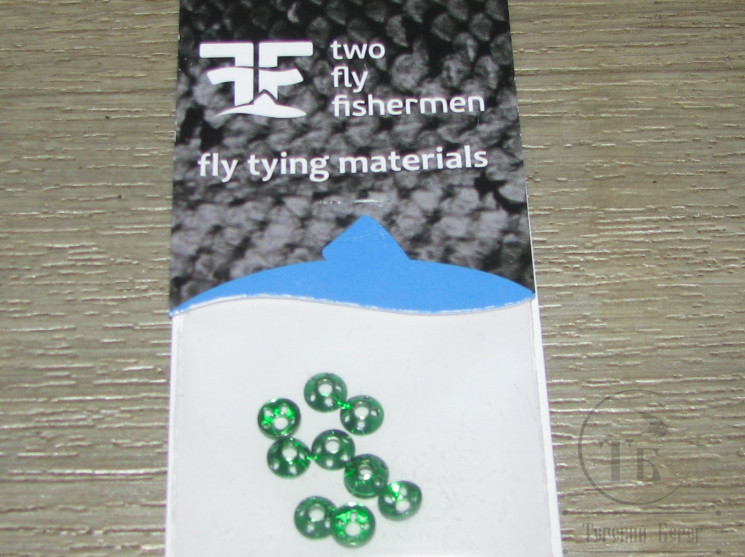 Конус ( турбо диск с отверстиями ) 6 мм 10 шт Metallic Green TFF