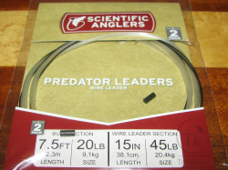 Щучий подлесок Predator Leader 7.5FT 20Lb 9.1Kg ( 2 шт ) Scientific Anglers