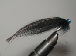 Муха лососёвая Bottle Medium ( 12 ) TD Blue Black