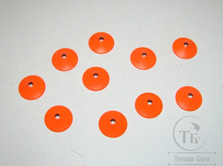 Конус ( турбо диск ) 12 мм 10 шт Fl. Orange